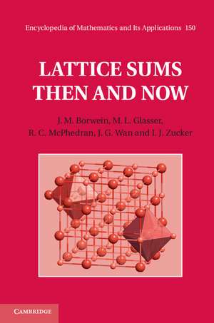 Lattice Sums Then and Now de J. M. Borwein