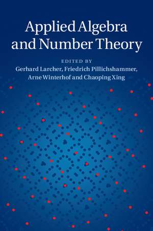 Applied Algebra and Number Theory de Gerhard Larcher