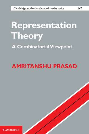 Representation Theory: A Combinatorial Viewpoint de Amritanshu Prasad