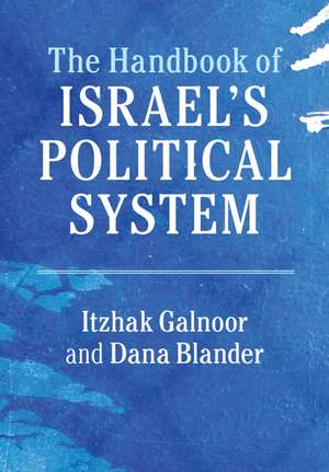 The Handbook of Israel's Political System de Itzhak Galnoor