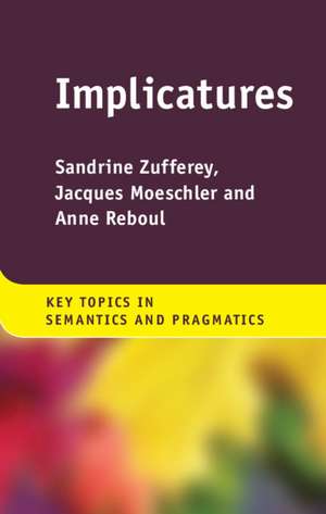 Implicatures de Sandrine Zufferey