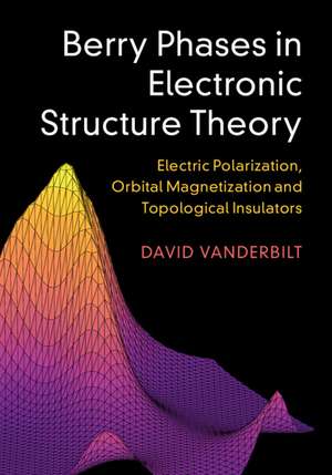 Berry Phases in Electronic Structure Theory: Electric Polarization, Orbital Magnetization and Topological Insulators de David Vanderbilt