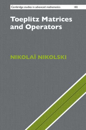 Toeplitz Matrices and Operators de Nikolaï Nikolski