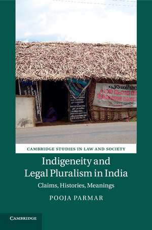 Indigeneity and Legal Pluralism in India: Claims, Histories, Meanings de Pooja Parmar