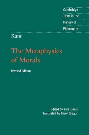 Kant: The Metaphysics of Morals de Immanuel Kant