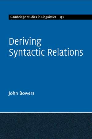 Deriving Syntactic Relations de John Bowers