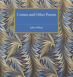 Comus and Other Poems de John Milton