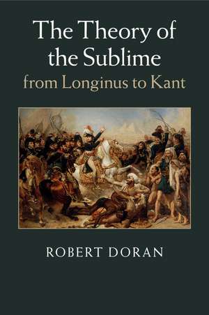 The Theory of the Sublime from Longinus to Kant de Robert Doran