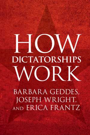 How Dictatorships Work: Power, Personalization, and Collapse de Barbara Geddes