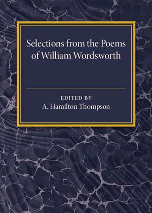 Selections from the Poems of William Wordsworth de William Wordsworth