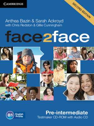 face2face Pre-intermediate Testmaker CD-ROM and Audio CD de Anthea Bazin