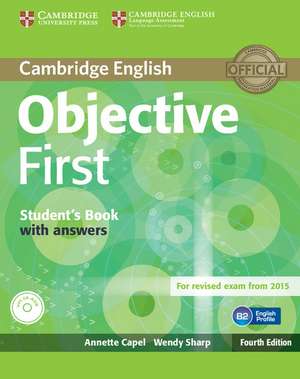 Objective First Student's Book with Answers with CD-ROM de Annette Capel