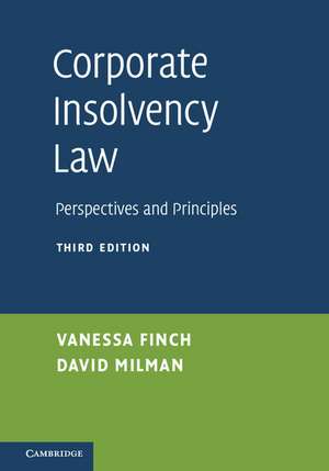 Corporate Insolvency Law: Perspectives and Principles de Vanessa Finch