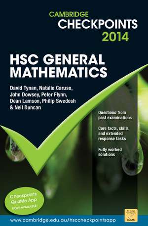 Cambridge Checkpoints HSC General Mathematics 2014-16 de Neil Duncan