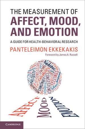 The Measurement of Affect, Mood, and Emotion: A Guide for Health-Behavioral Research de Panteleimon Ekkekakis