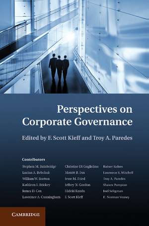 Perspectives on Corporate Governance de F. Scott Kieff