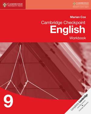 Cambridge Checkpoint English Workbook 9 de Marian Cox