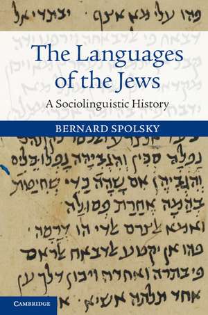 The Languages of the Jews: A Sociolinguistic History de Bernard Spolsky