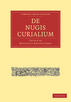 De Nugis Curialium de Montague Rhodes James