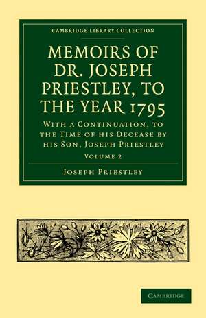 Memoirs of Dr. Joseph Priestley de Joseph Priestley