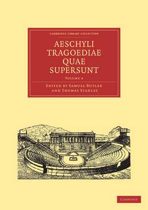 Aeschyli Tragoediae Quae Supersunt de Samuel Butler