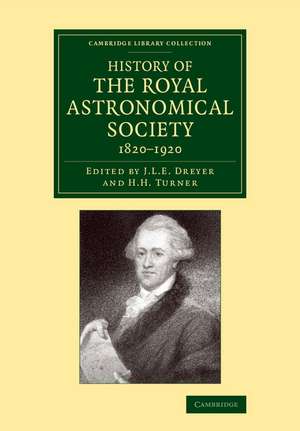 History of the Royal Astronomical Society, 1820-1920 de John Louis Emil Dreyer