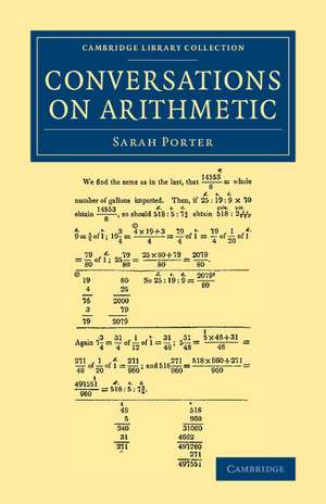 Conversations on Arithmetic de Sarah Ricardo Porter