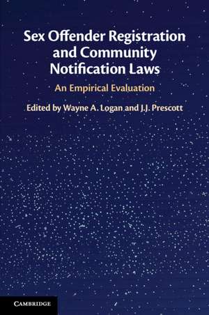 Sex Offender Registration and Community Notification Laws: An Empirical Evaluation de Wayne Logan