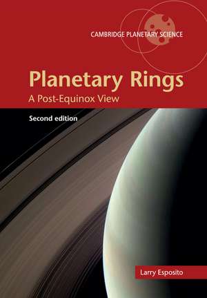 Planetary Rings: A Post-Equinox View de Larry W. Esposito