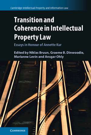 Transition and Coherence in Intellectual Property Law: Essays in Honour of Annette Kur de Niklas Bruun