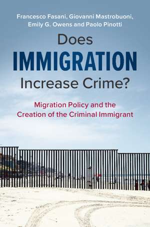 Does Immigration Increase Crime?: Migration Policy and the Creation of the Criminal Immigrant de Francesco Fasani