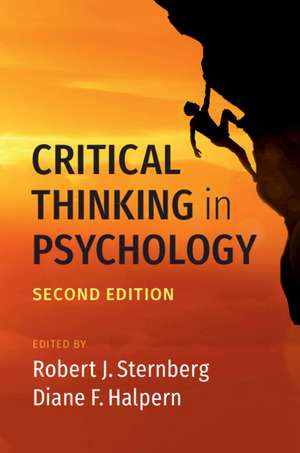 Critical Thinking in Psychology de Robert J. Sternberg