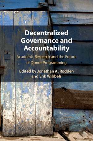 Decentralized Governance and Accountability de Jonathan A Rodden