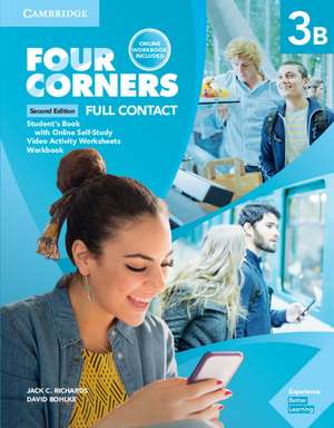 Four Corners Level 3B Super Value Pack (Full Contact with Self-study and Online Workbook) de Jack C. Richards