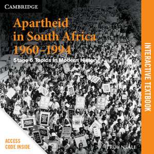 Apartheid in South Africa 1960–1994 Digital Card: Stage 6 Modern History de Troy Neale