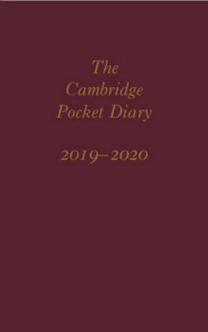 The Cambridge Pocket Diary, 2019–2020 de University of Cambridge