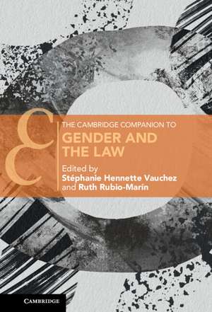 The Cambridge Companion to Gender and the Law de Stéphanie Hennette Vauchez