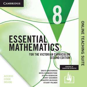 Essential Mathematics for the Victorian Curriculum 8 Online Teaching Suite Card de David Greenwood