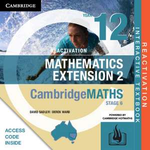 CambridgeMATHS NSW Stage 6 Extension 2 Year 12 Reactivation Card de David Sadler