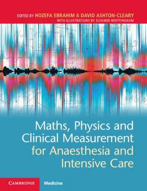 Maths, Physics and Clinical Measurement for Anaesthesia and Intensive Care de Hozefa Ebrahim