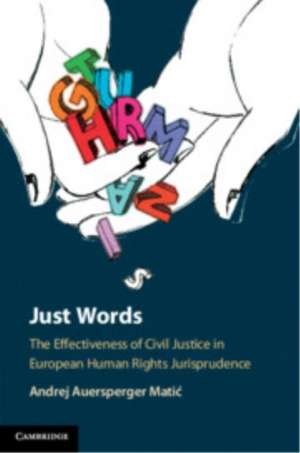 Just Words de Andrej Auersperger Matić