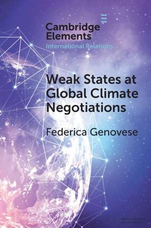 Weak States at Global Climate Negotiations de Federica Genovese