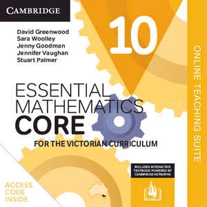 Essential Mathematics CORE for the Victorian Curriculum 10 Online Teaching Suite Card de David Greenwood