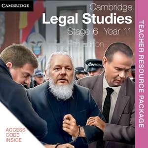 Cambridge Legal Studies Stage 6 Year 11 Teacher Resource Card de Cambridge University Press