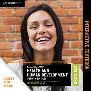 Cambridge VCE Health and Human Development Units 1&2 Digital Card de Sonia Goodacre