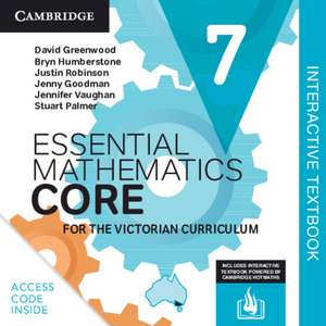 Essential Mathematics CORE for the Victorian Curriculum 7 Digital Card de David Greenwood