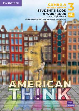 Think Level 3 Student's Book and Workbook with Digital Pack Combo A American English de Herbert Puchta