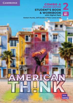 Think Level 2 Student's Book and Workbook with Digital Pack Combo A American English de Herbert Puchta