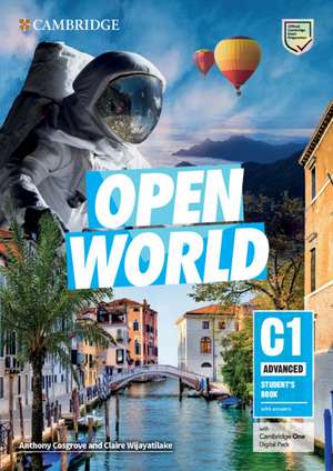 Open World Advanced Student's Book with Answers de Anthony Cosgrove