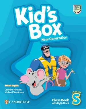 Kid's Box New Generation Starter Class Book with Digital Pack British English de Caroline Nixon